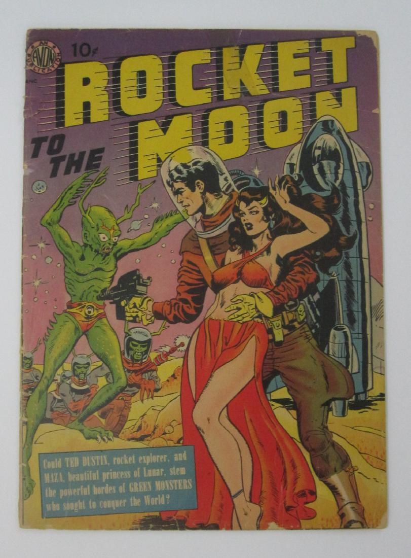 Rocket to the Moon (1951, Avon) Joe Orlando art (1 of 3)