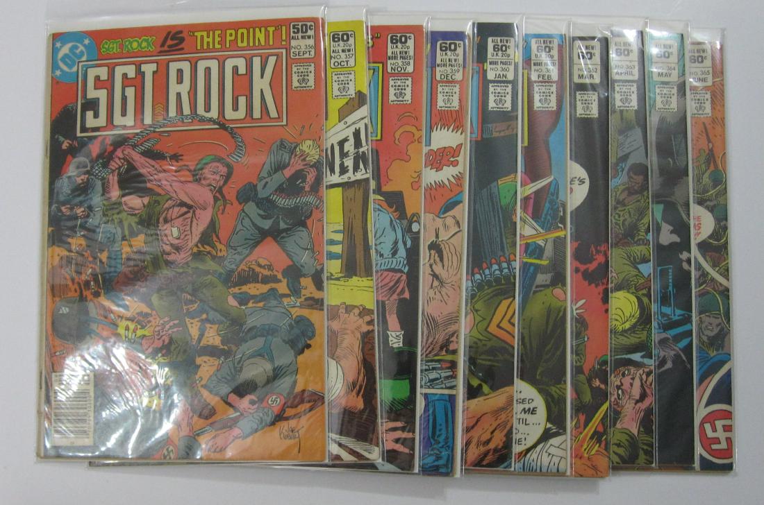 Sgt Rock (DC) Bronze & Copper age (34) comics (1 of 4)