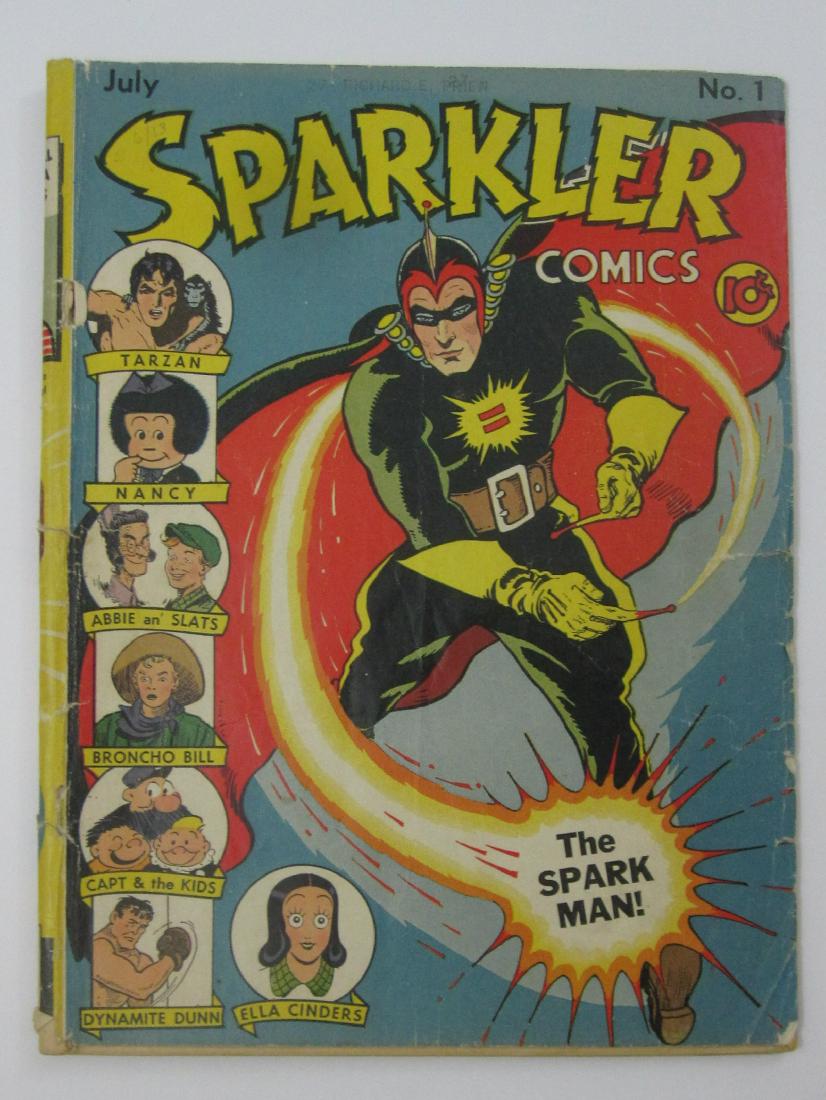 Sparkler Comics #1 (July 1941) 1st Spark Man (1 of 3)