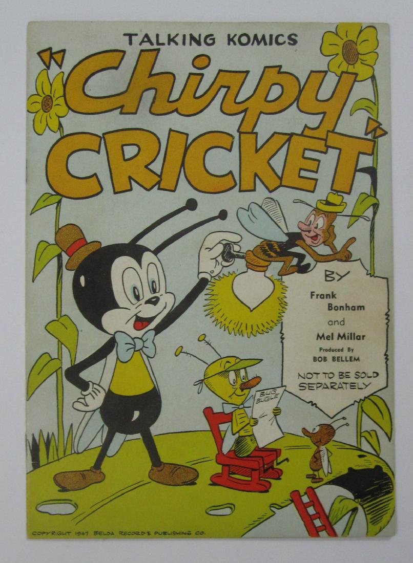 Talking Komics Chirpy Cricket 1947: FN+ 6.5. Does not include record it was originally purchased with.