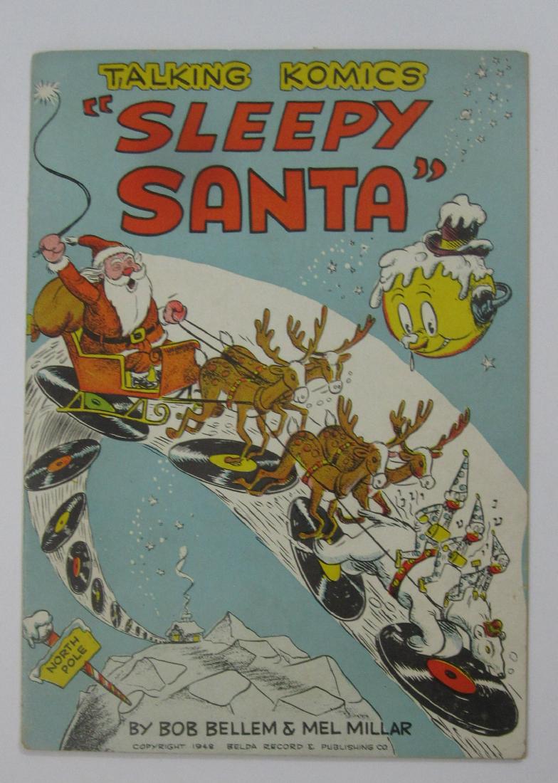 Talking Komics Sleepy Santa 1947: FN+ 6.5. Does not include record it was originally purchased with.