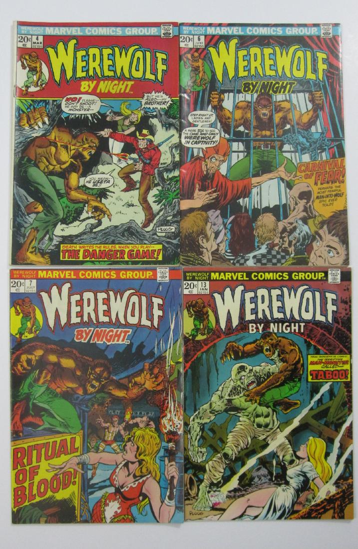 Werewolf By Night (Marvel) #4, 6, 7 & 13 Mike Ploog art (1 of 5)