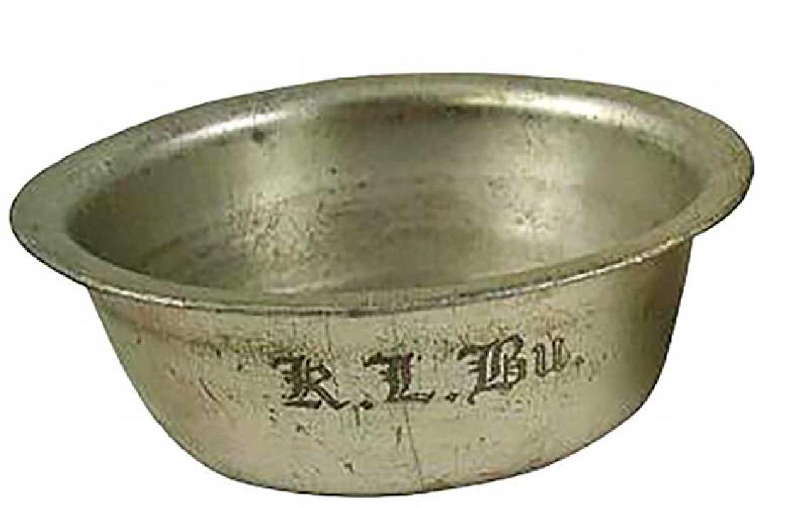 German WW2 Metal Dish fr. BUCHENWALD Concentration Camp (1 of 5)