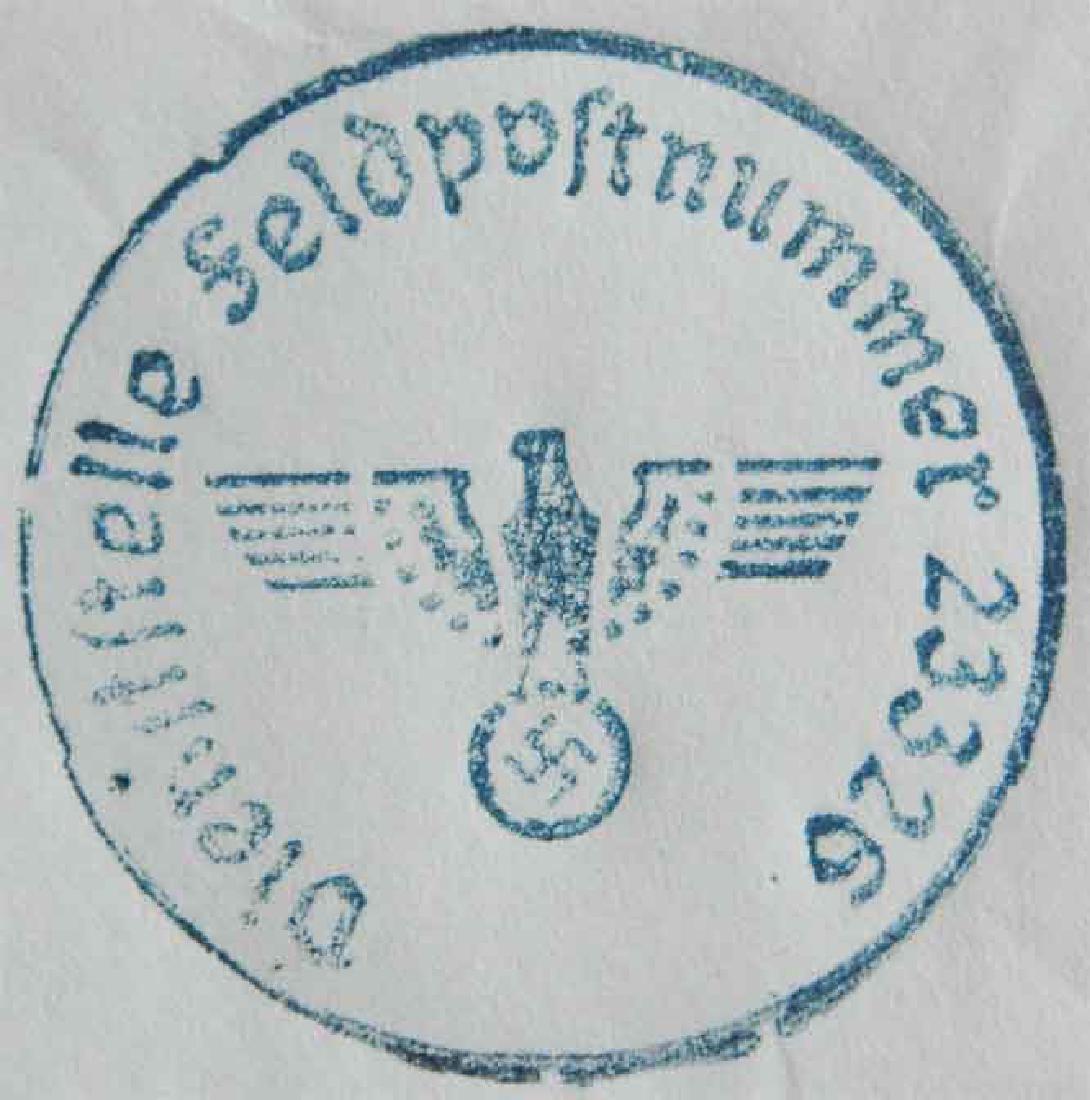 Rare German WW2 FeldPost Stamp Ink