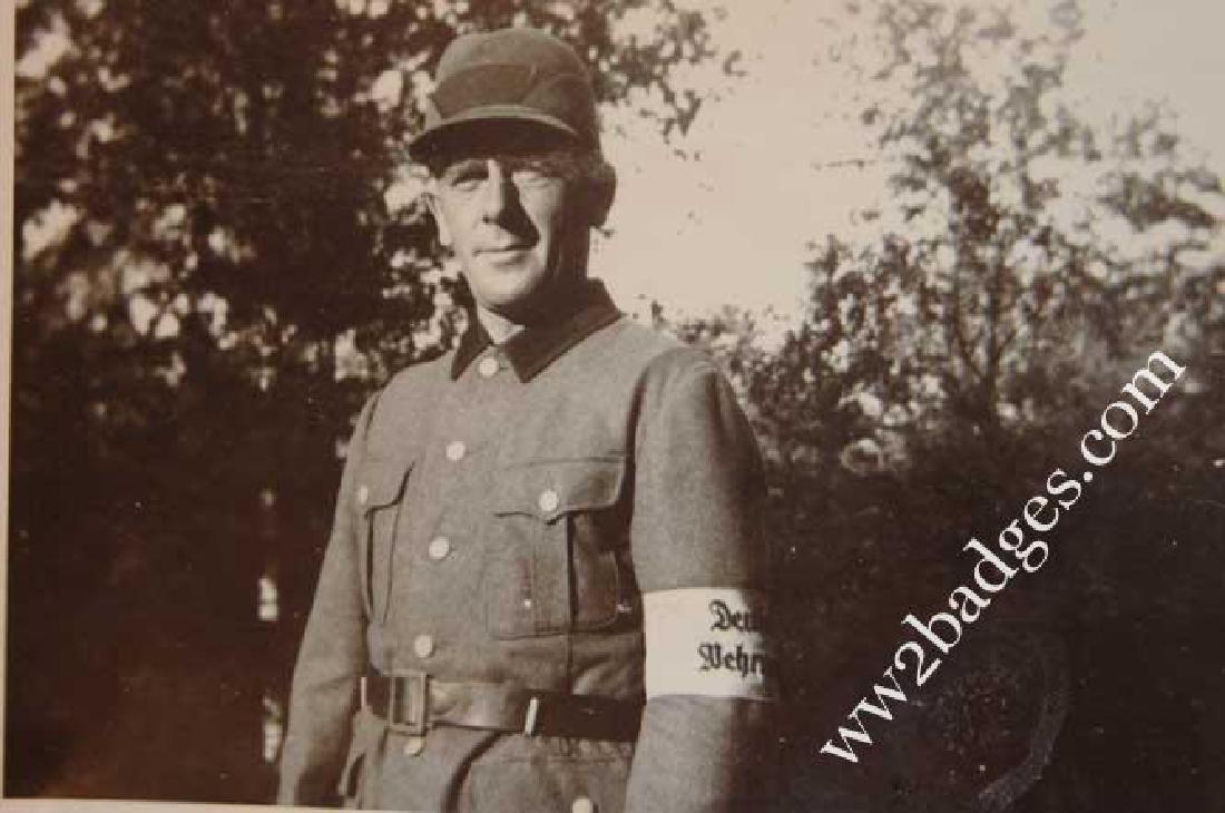 WW2 Photo of German Soldier w. Armband, 1943: You are bidding on a rare WWII photo by Fritz Kugel with armband. Combined shipping is available. NO RESERVE auction !!