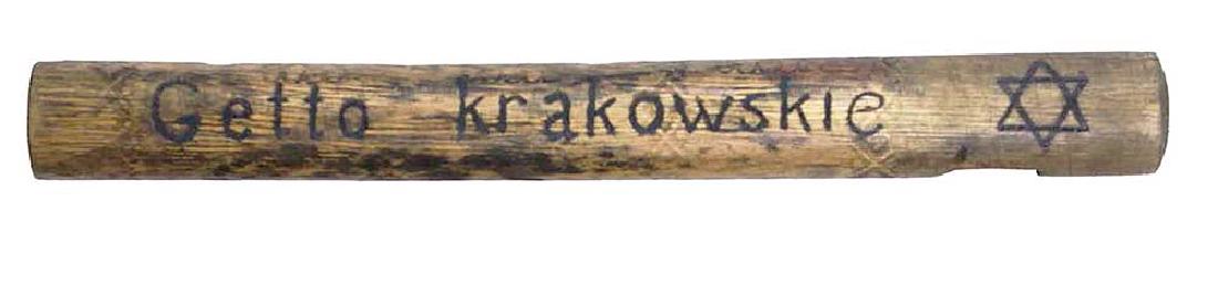 Jewish WW2 Childrens Flute w. Star of David, Ghetto (1 of 7)