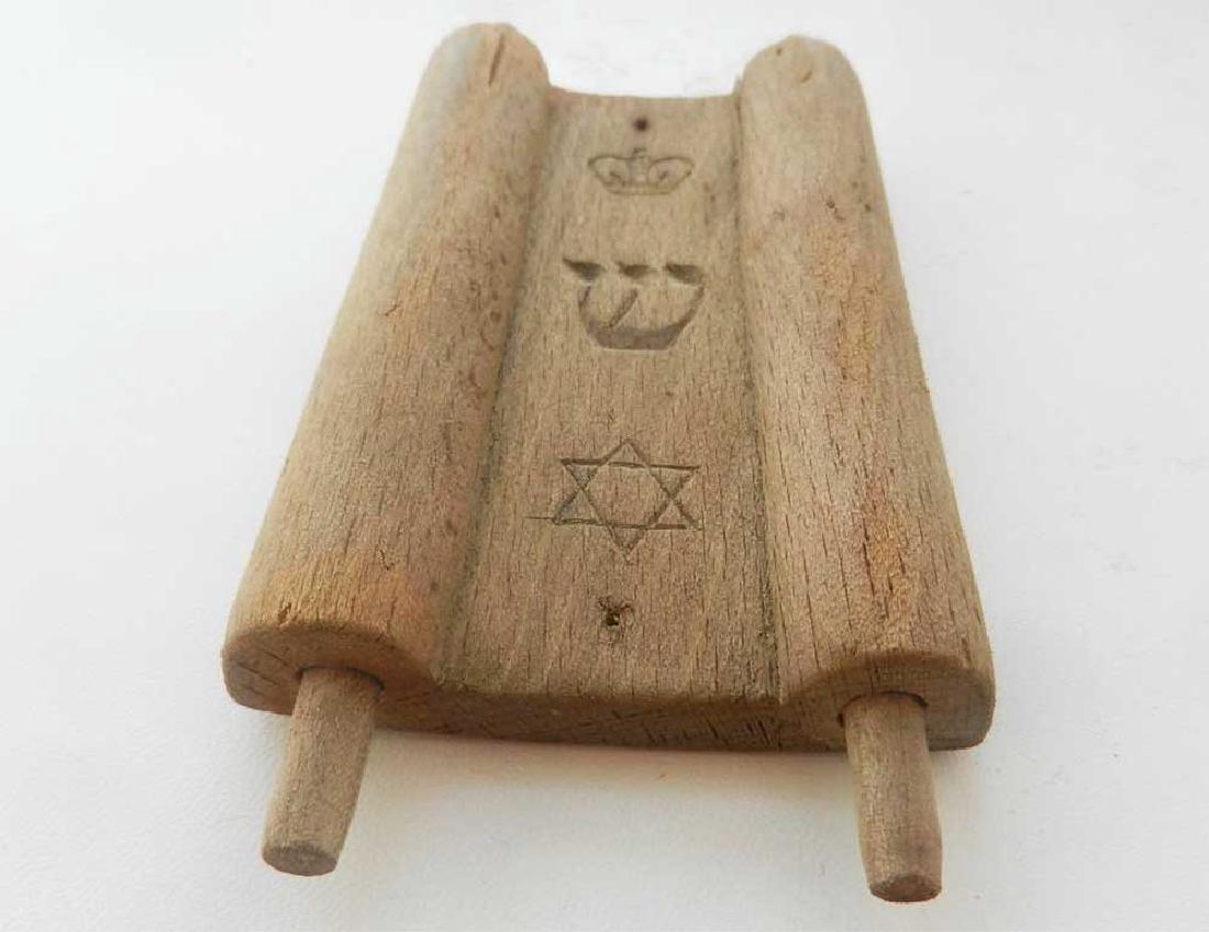 Original Jewish MEZUZAH w. Star of David, Litzmannstadt (1 of 10)