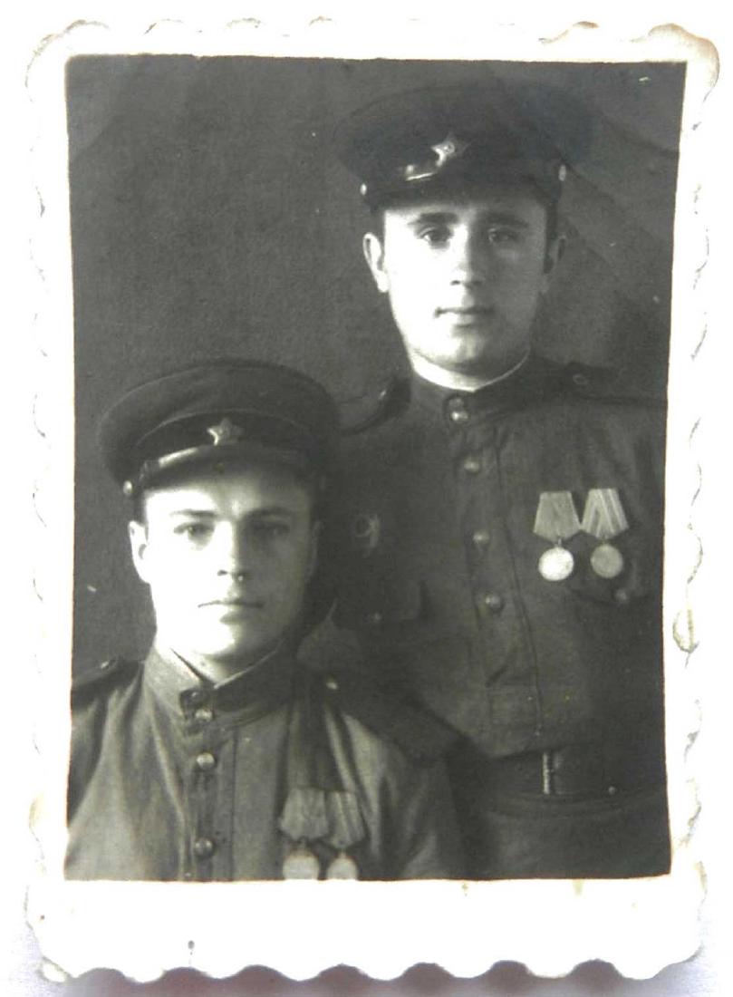 Soviet Russian WW2 Photo of Soldiers w. Medals, 1946 (1 of 10)