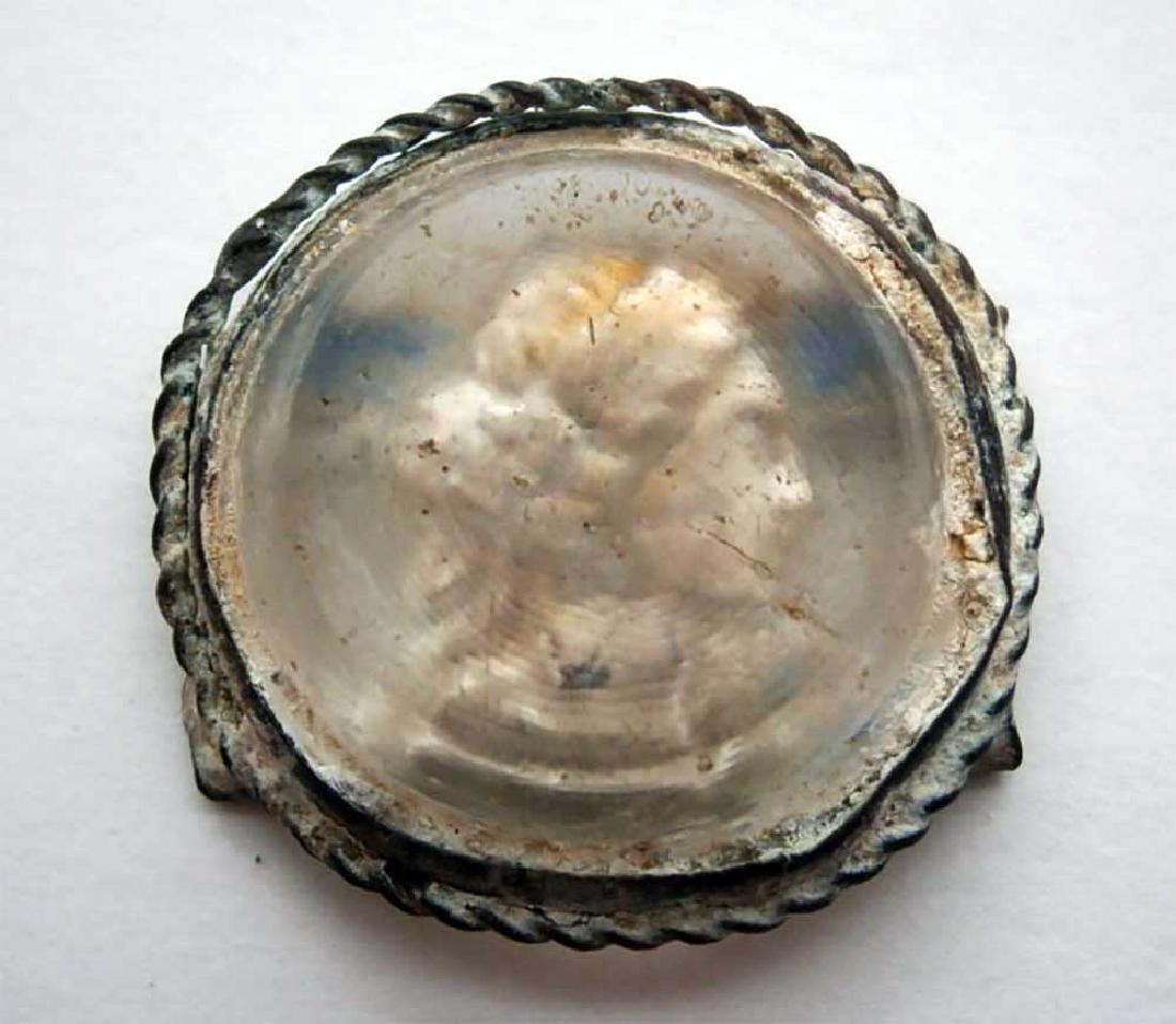 UNIQUE Antique Cameo Carving GLASS, Medieval period (1 of 10)