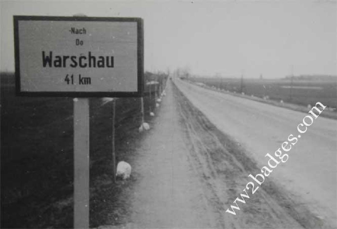 Original WW2 Photo of Warsaw Distance, 1939 (1 of 4)