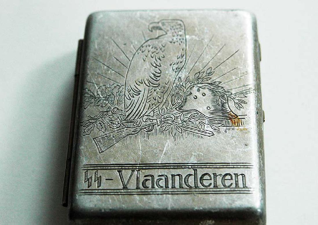 German WW2 cigarette case SS Elite from Norge (1 of 10)