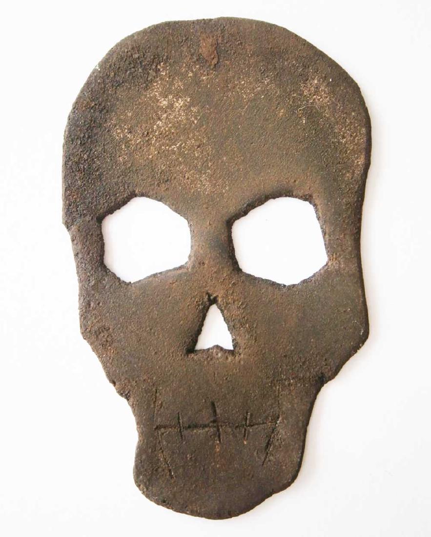 German WW2 Skull without Bones, TRENCH Art (1 of 9)