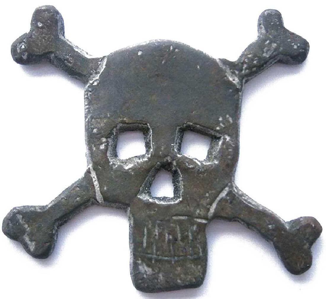 Original German WW2 SKULL and BONEs, 1941 â€“ 1945 (1 of 10)
