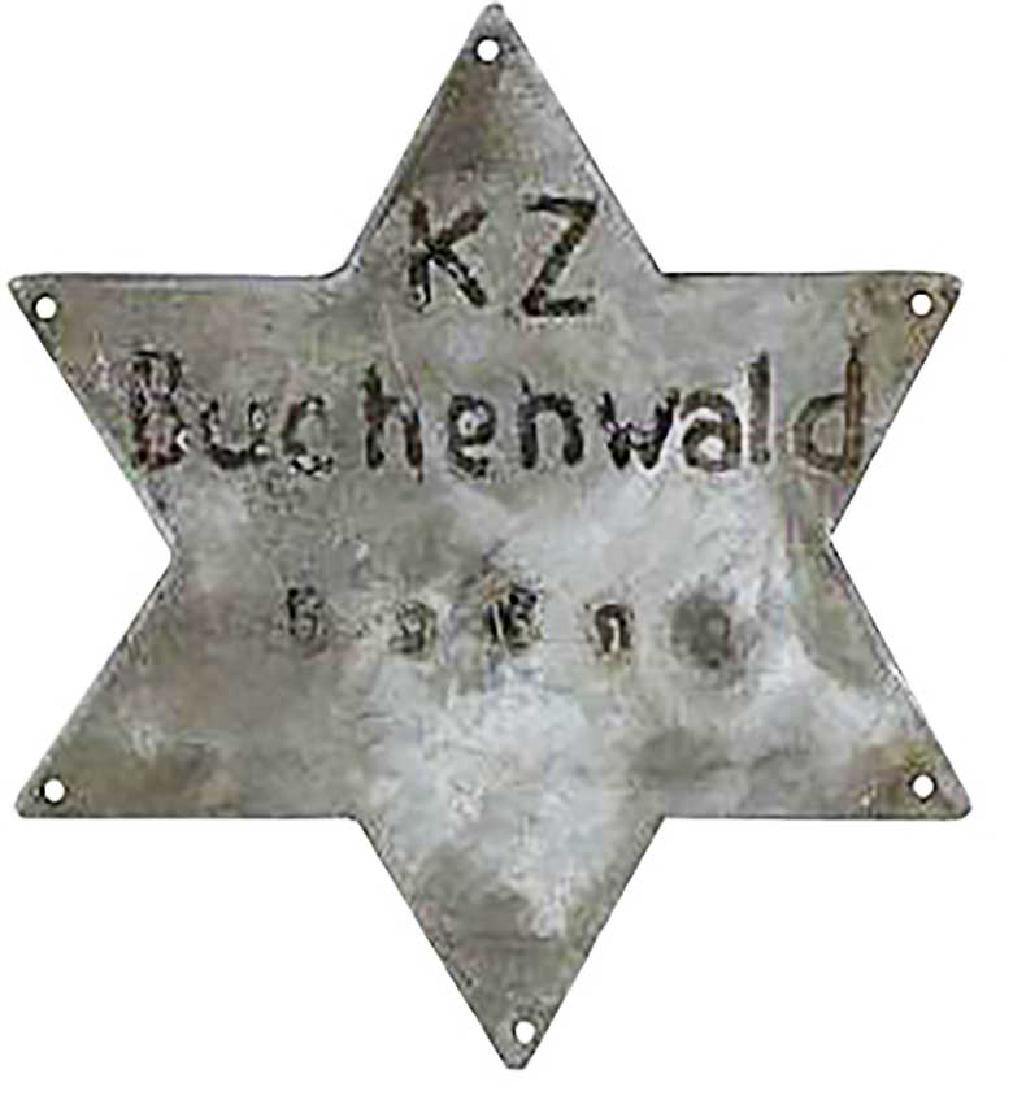 Original German WW2 Star of David fr. BUCHENWALD (1 of 5)
