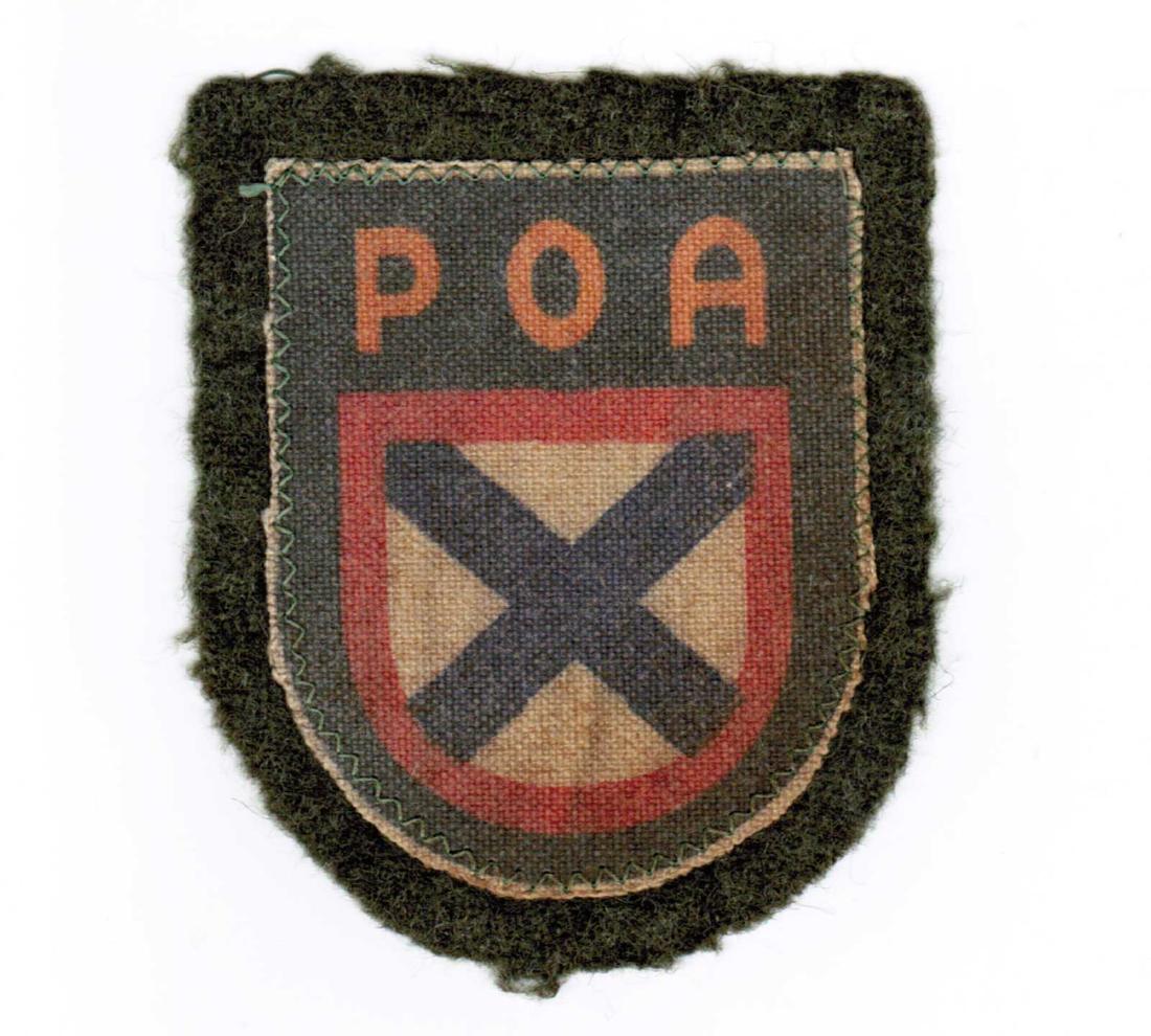 GERMAN WWII PATCH FOR RUSSIAN VOLUNTEERS, ROA (1 of 5)