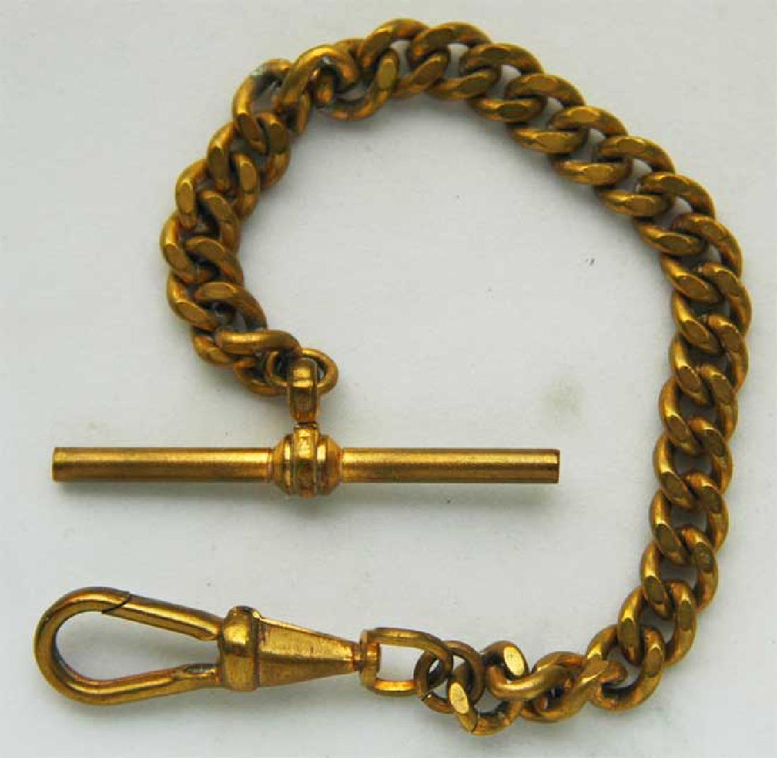 Very Old American Ð¡hain for Pocket Watch, Gilded: For your consideration is the Very Old American Ð¡hain for Pocket Watch, Gilded. For your convenience we will ship your item for a reasonable price. Combined shipping is available. PayPal payment is