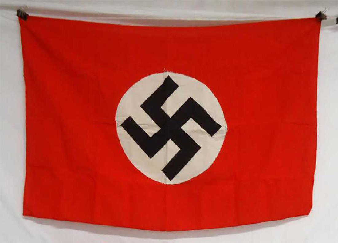 Original German WW2 Large Nazi Flag w. Swastika