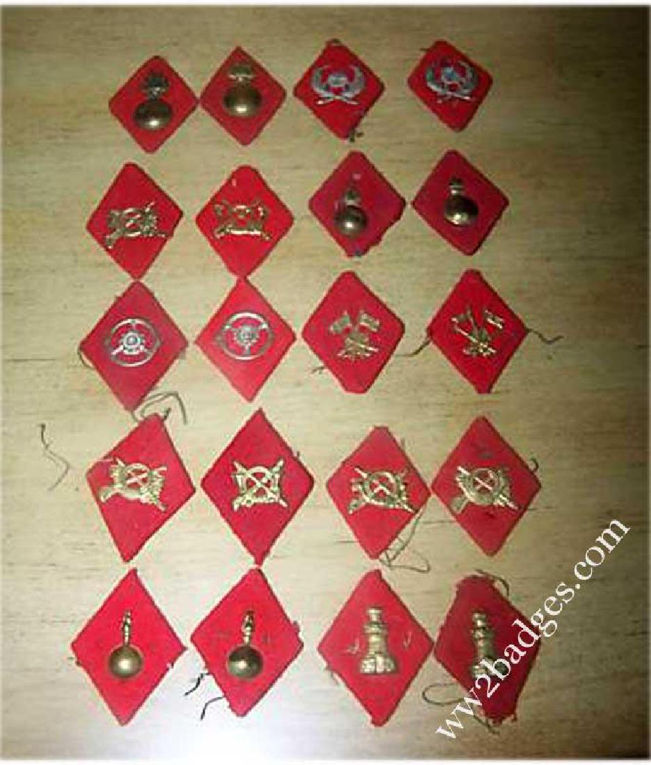 German WW2 OFFICERS COLLAR TABS (1 of 6)