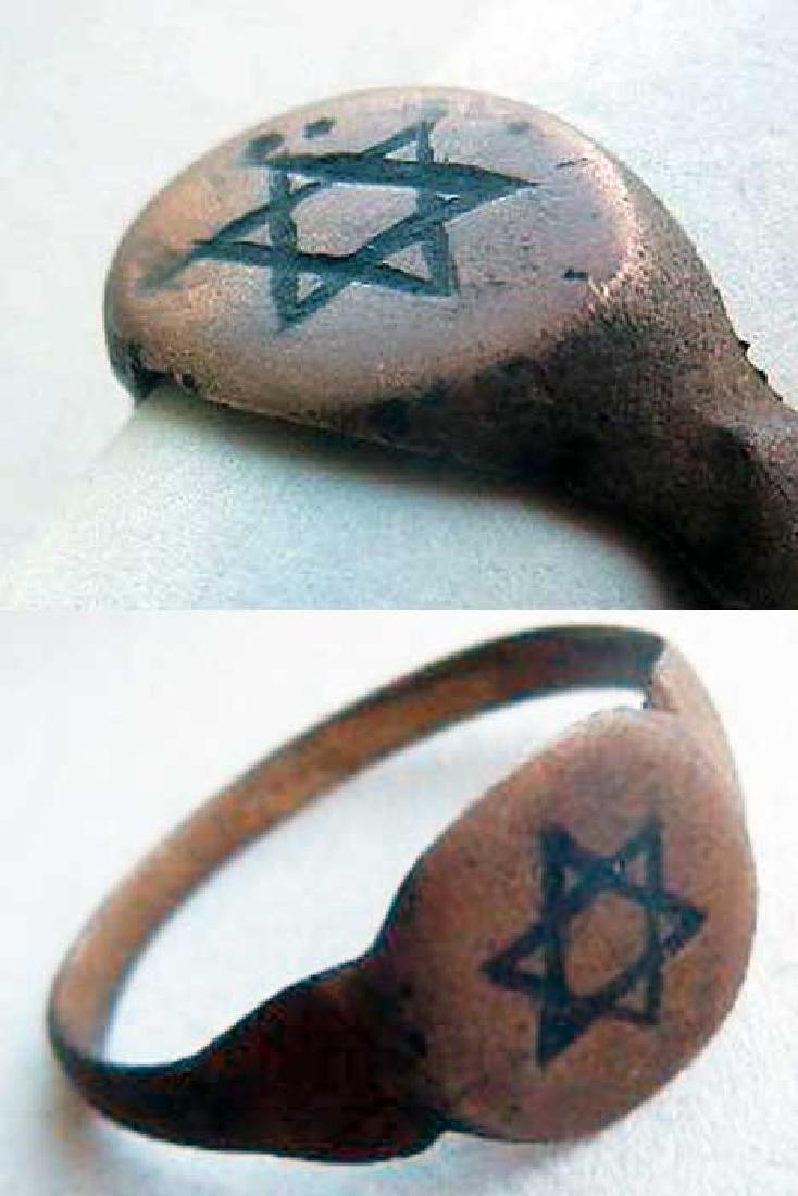 RARE Original Jewish WW2 Ring w. Star of David, 1941 (1 of 10)