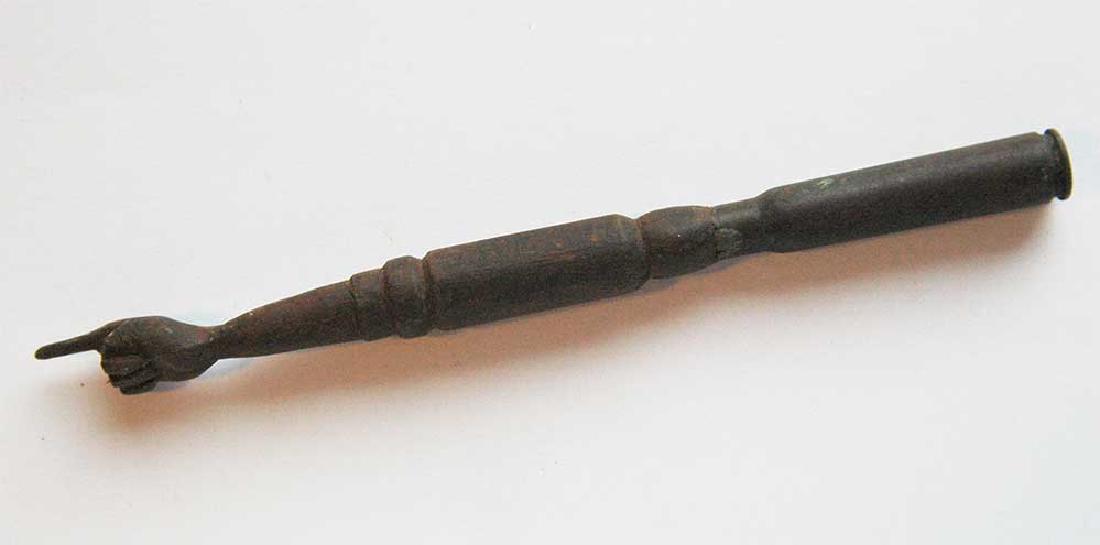 Jewish WW2 YAD Pointer for Thora fr. Shell Cartridge (1 of 10)