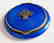 RUSSIAN SILVER ENAMEL COMPACT BOX, FABERGE STYLE - 3