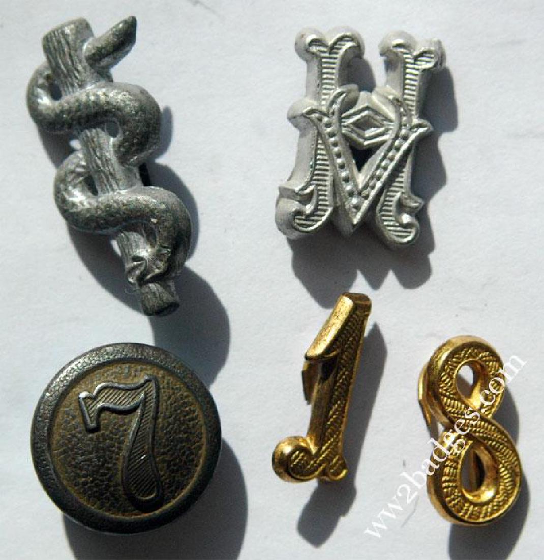 GERMAN WW2 NAZI INSIGNIA for UNIFORM: ORIGINAL GERMAN WW2 NAZI INSIGNIA for UNIFORM Please note: last image is for sample only. ESTIMATE PRICE: $40 - $50. NO RESERVE auction. Start price is VERY LOW. If an item is NOT SOLD, you can still