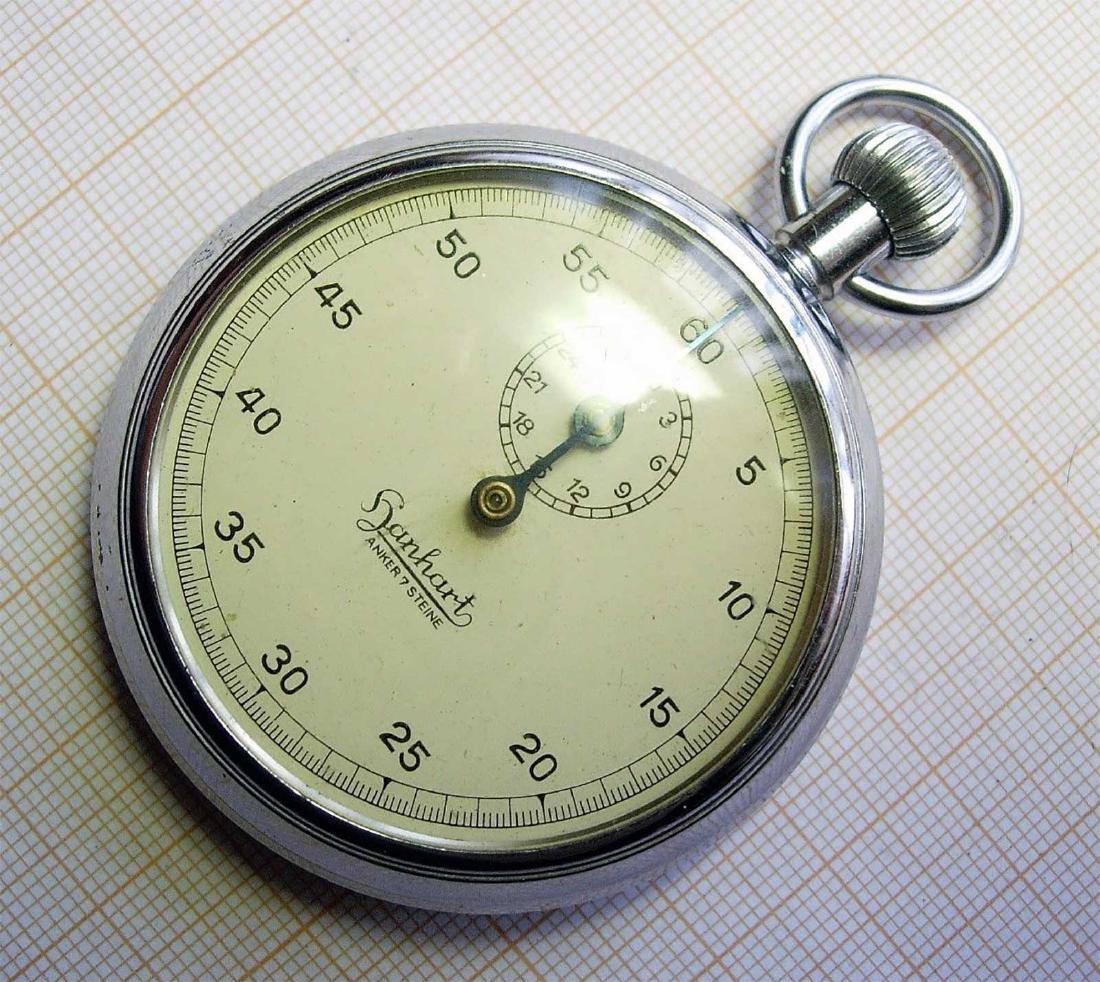 GERMAN WW2 U-BOAT HANHART STOPWATCH: GERMAN WW2 SUBMARINERS U-BOAT HANHART STOPWATCH A Hanhart KriegsMarine Stopwatch or also called Torpedo/Artillery-stoppuhr. These kinds of stopwatches were mostly used on Destroyers and U-Boots, used 