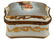 AUSTRIAN HAND PAINTED PORCELAIN BOX w. MINIATURE - 4