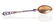 RUSSIAN IMPERIAL SILVER & ENAMELED SPOON, MARKED