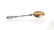 RUSSIAN IMPERIAL SILVER & ENAMELED SPOON, MARKED - 2