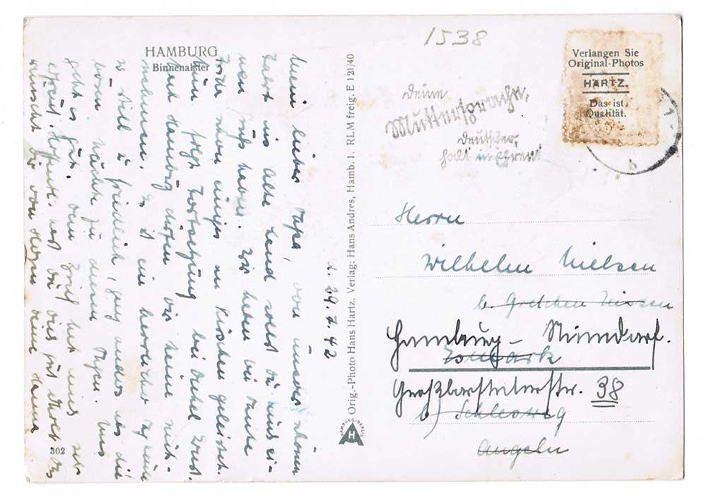 ORIGINAL GERMAN WW2 POSTCARD, U-BOAT U-370 (1 of 10)