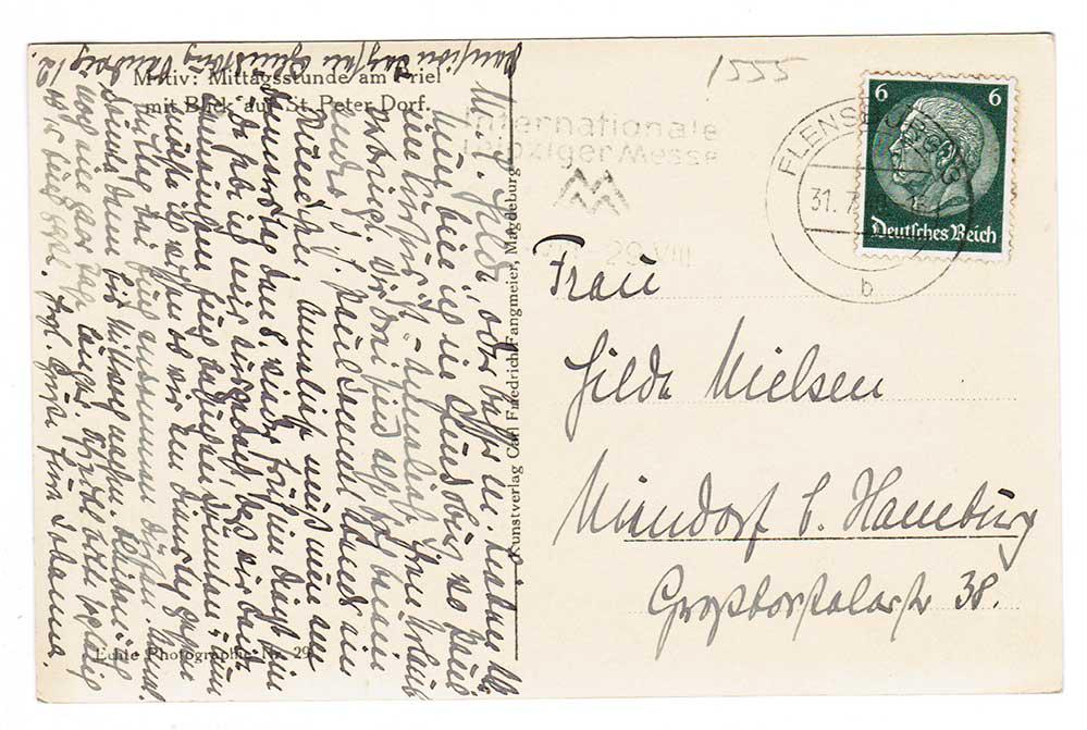 GERMAN WW2 POSTCARD, U-370 OBERLEUTNANT NIELSEN (1 of 10)