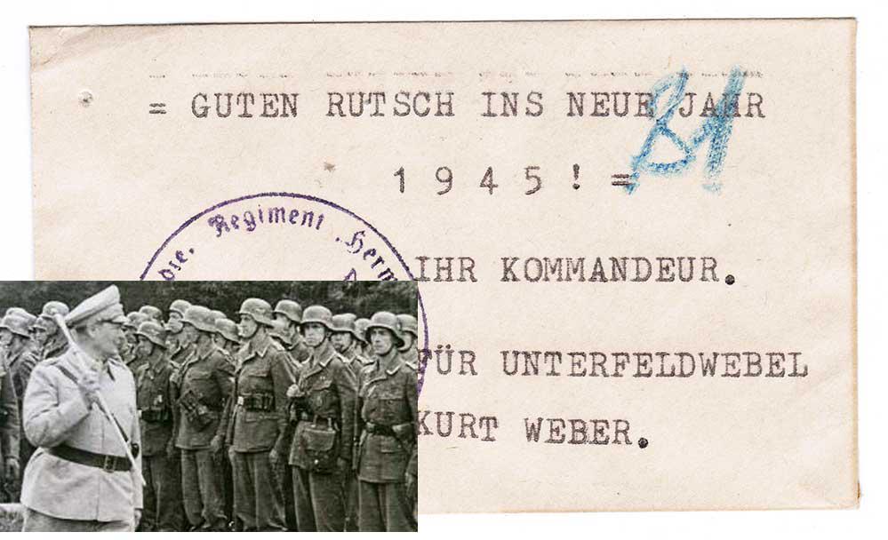 GERMAN WW2 ENVELOPE for MONEY, FALLSCHIRM-PANZER (1 of 11)