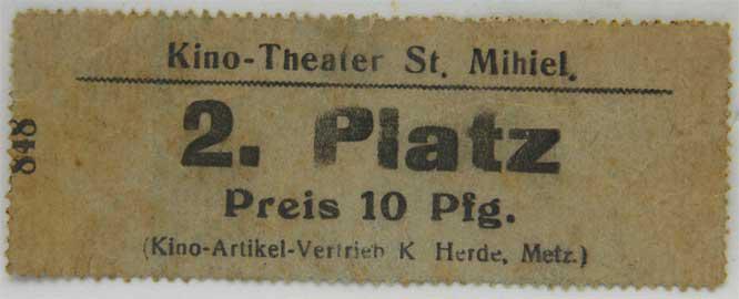 ORIGINAL GERMAN WW2 TICKET for KINO THEATER: ORIGINAL GERMAN WW2 TICKET for KINO THEATER The item has passed very important test - it does not glow under black light (all modern paper glows under black light) - please see the images. Please note