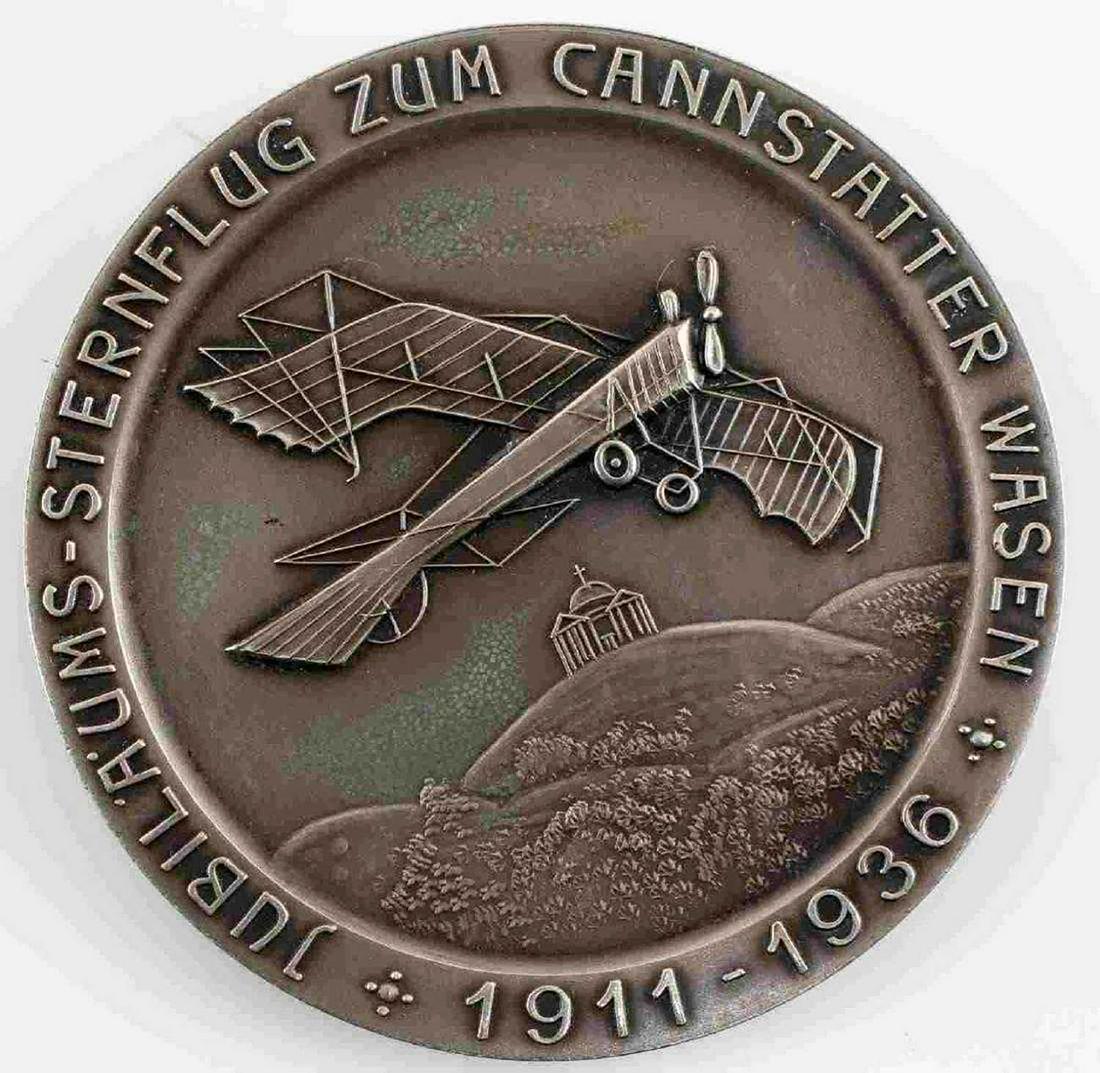 GERMAN WW2 BRONZE DLV GLIDER KORPS TABLE MEDAL (1 of 5)