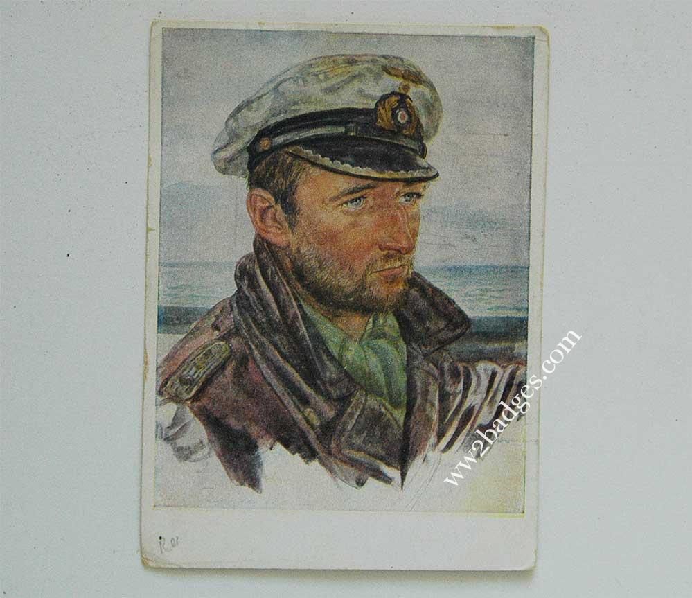 GERMAN WW2 U-BOAT HERO CAPTAIN FRAUNHEIM (1 of 8)