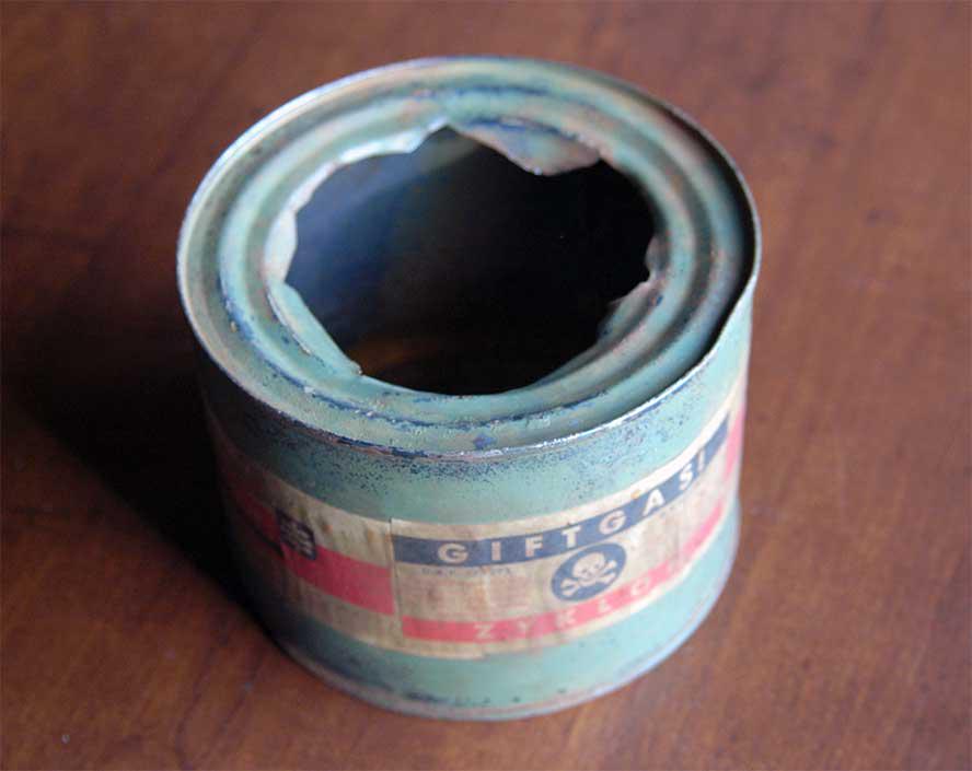 GERMAN WW2 ZYKLON B CAN, GAS (1 of 15)