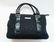GUCCI BOSTON HANDBAG CANVAS LEATHER BLACK - 11