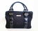 GUCCI BOSTON HANDBAG CANVAS LEATHER BLACK