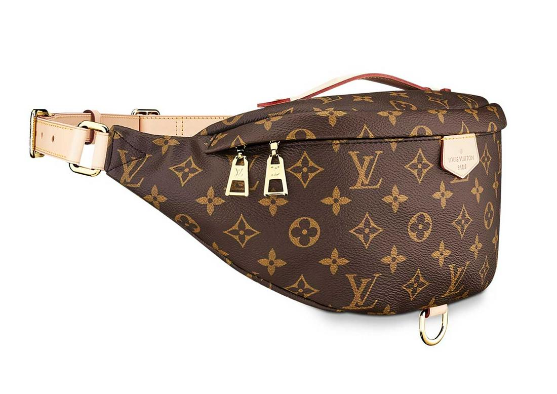 LOUIS VUITTON BUMBAG MONOGRAM CANVAS: LOUIS VUITTON HAS DEBUTED ITS OWN MONOGRAM BUMBAG THAT ARRIVES. Fashioned in classic Monogram canvas and signed with a “Louis Vuitton Paris” leather patch. Wear it as a belt bag, cross-body or ov