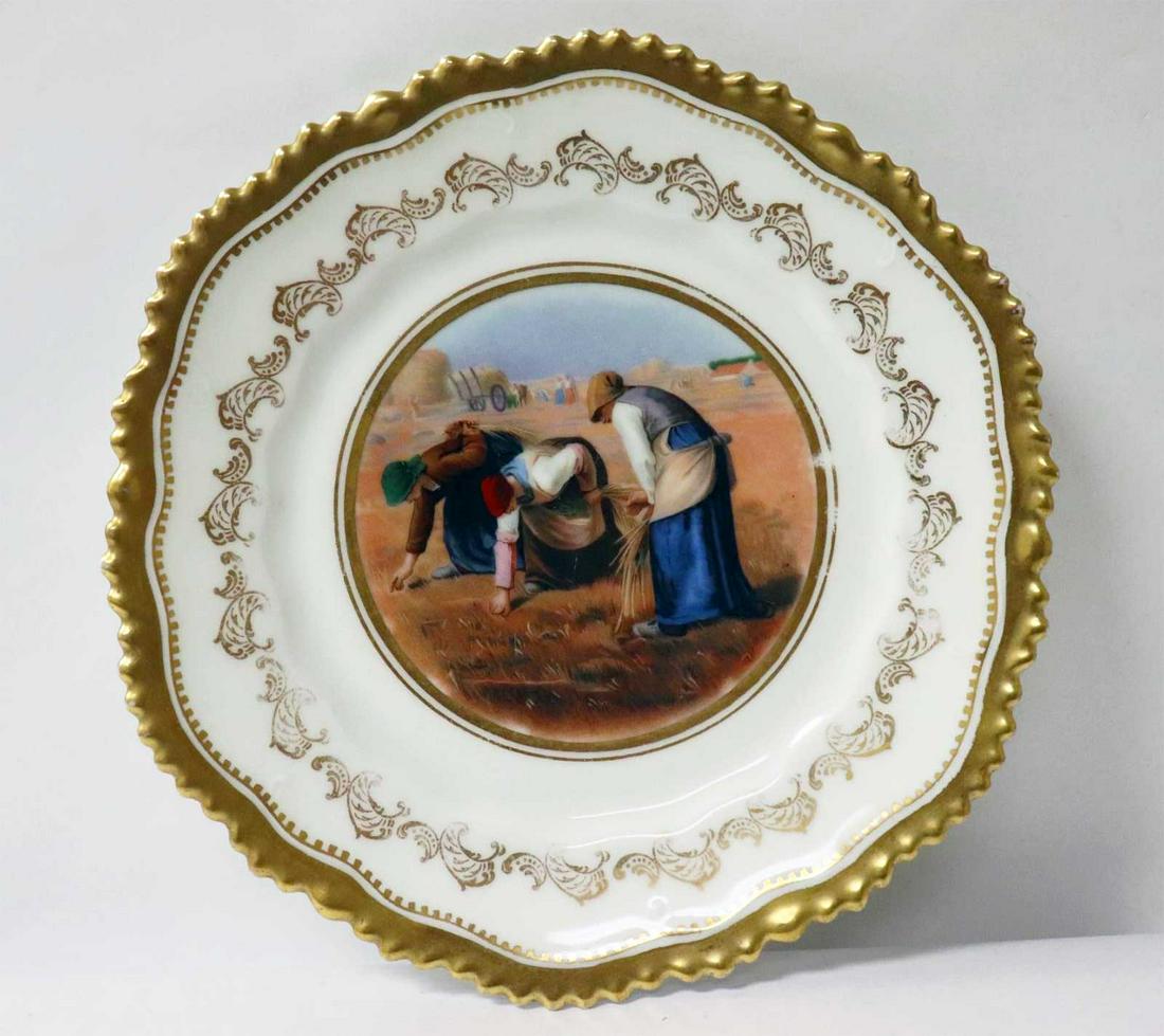 RUSSIAN BEAUTIFUL OLD PORCELAIN HAND PAINTED PLATE (1 of 11)