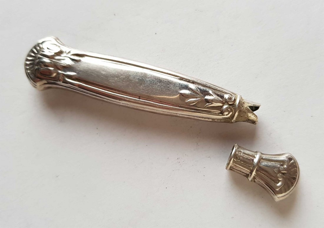 RARE RUSSIAN IMPERIAL SILVER BOX for MEDICINE, MARKED (1 of 7)