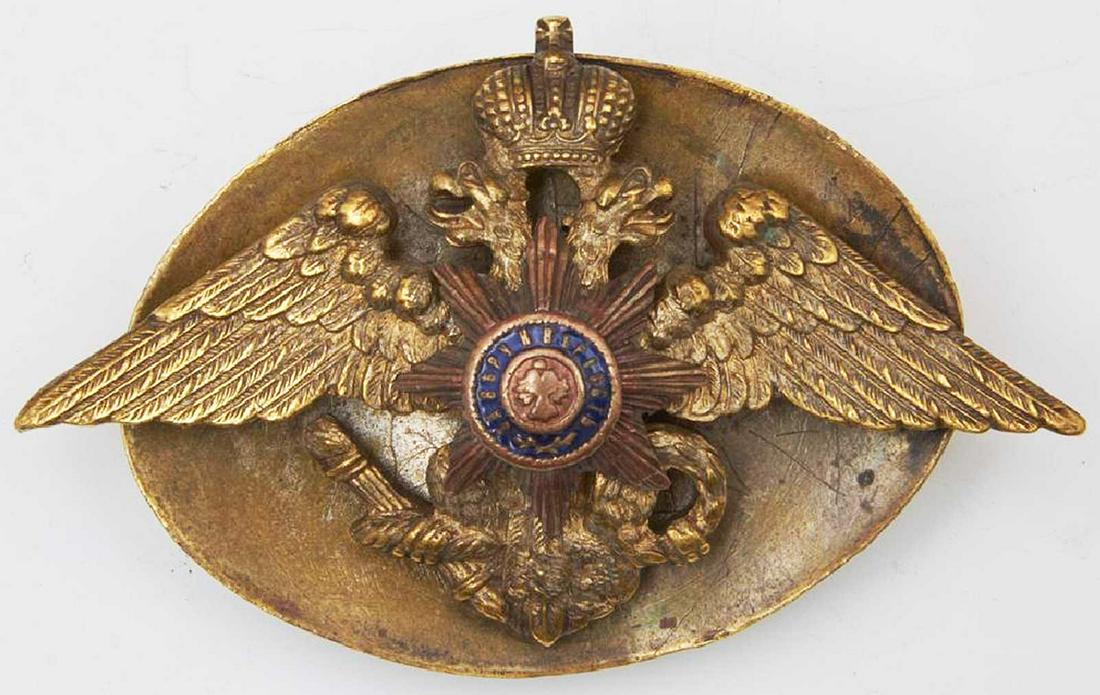 RUSSIAN IMPERIAL BADGE NIKOLAEV CAVALRY SCHOOL, 1916 (1 of 20)