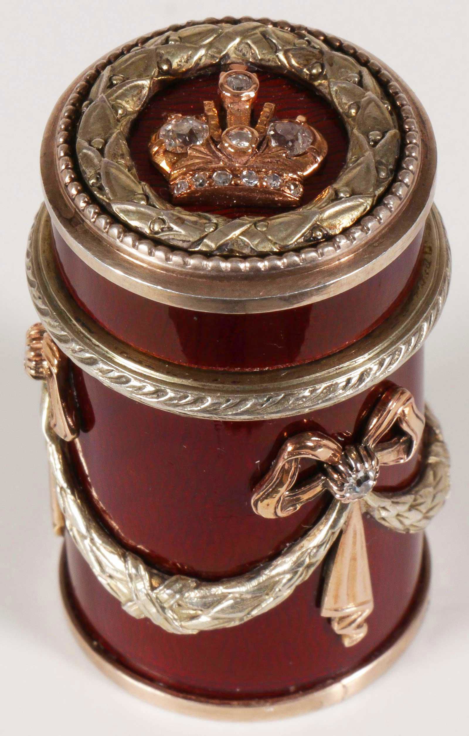 FABERGE - RUSSIAN GOLD, DIAMOND & ENAMELLED PERFUME (1 of 15)