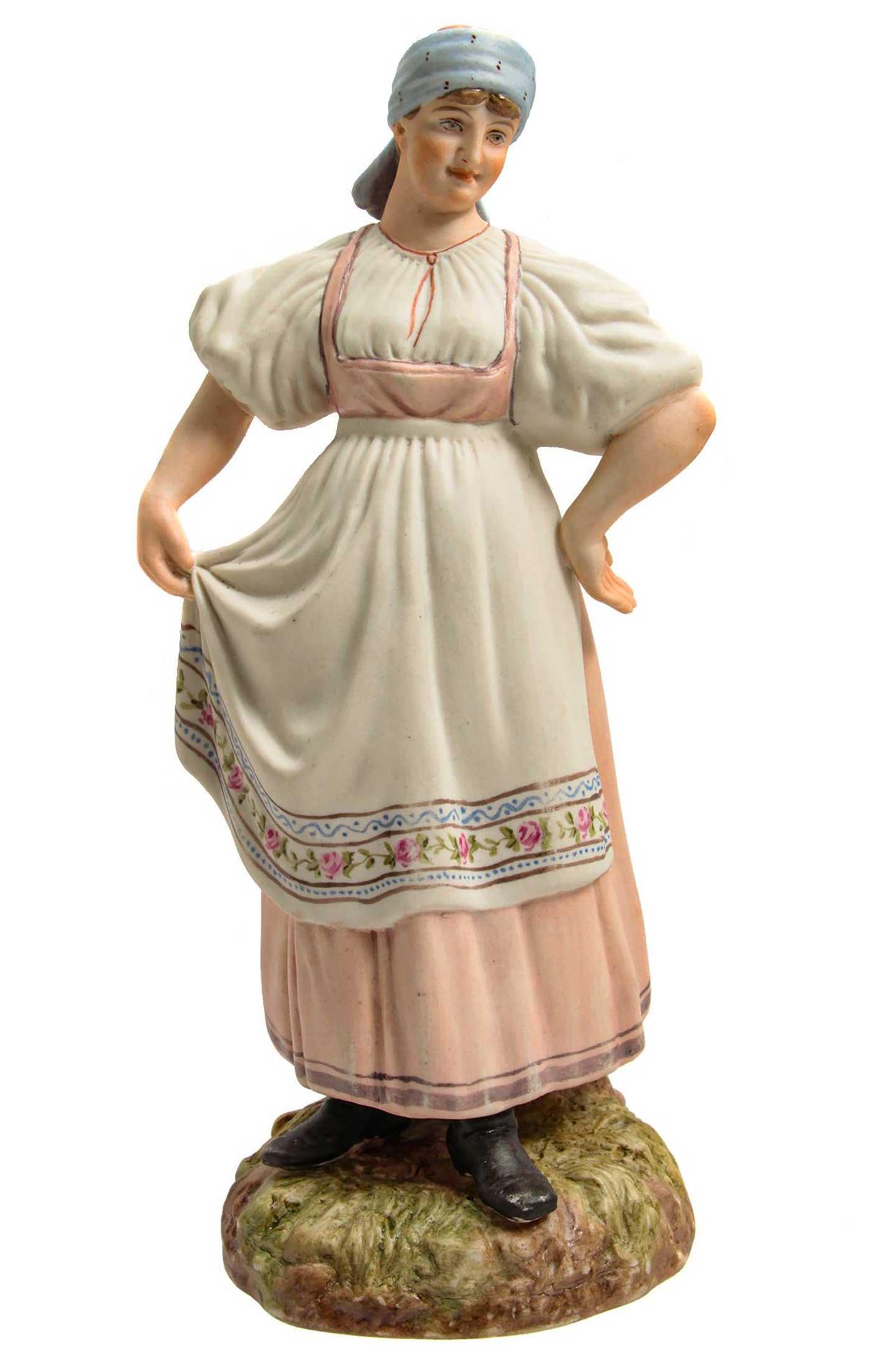GARDNER - RUSSIAN PORCELAIN FIGURINE, 19th CENTURY (1 of 19)