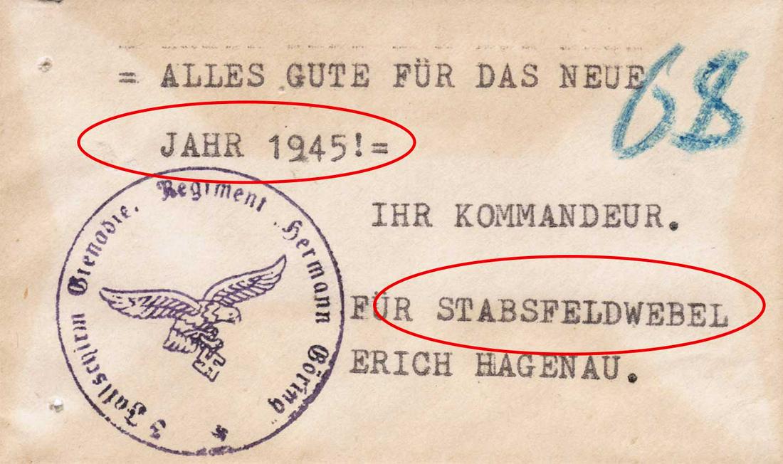 GERMAN WW2 ENVELOPE for MONEY, PRIZE for STAFF, 1945 (1 of 8)