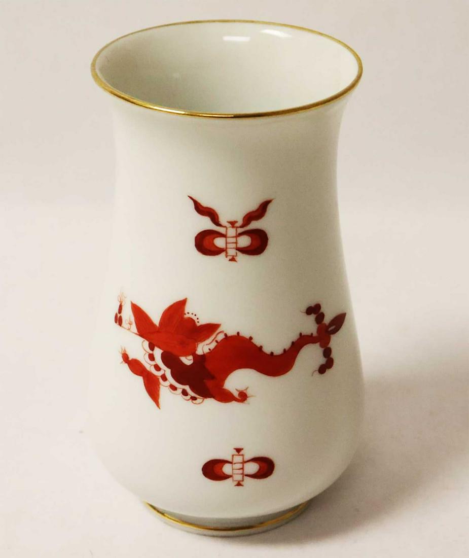 NICE PORCELAIN VASE, MEISSEN, 19 C. (1 of 12)