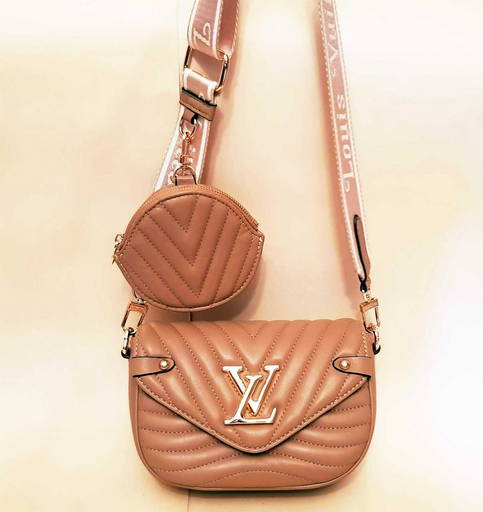 Louis Vuitton New Wave Chain Bag MM Black in Calfskin with Gold-tone - US