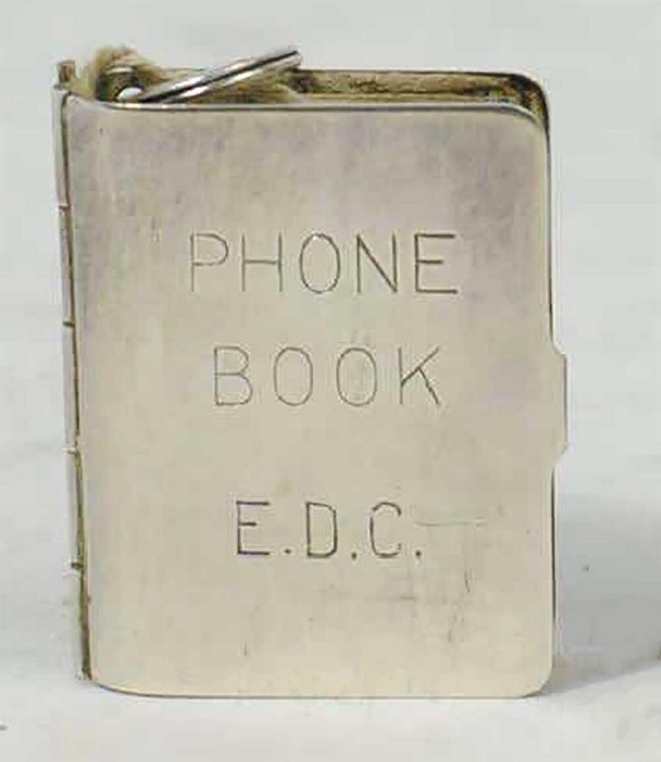 RARE RUSSIAN IMPERIAL SILVER PHONE BOOK (1 of 3)