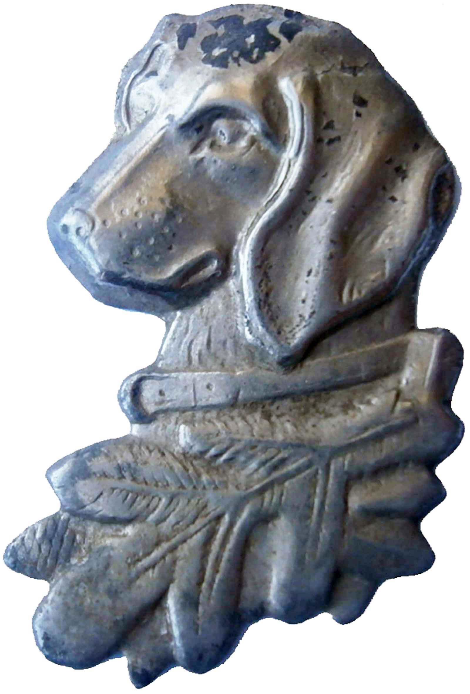 GERMAN WW2 HUNTING DOG BADGE PIN fr. HUNTER HAT: GERMAN WW2 HUNTING DOG BADGE PIN from HUNTER HAT CONDITION: The item is described to the best of our knowledge. Please refer to pictures and email with any questions. DIMENSIONS: 32 x 20 mm. ESTIMATE